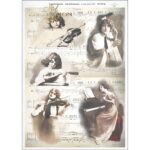 ITD COLLECTION DECOUPAGE RICE PAPER A4 - R0373
