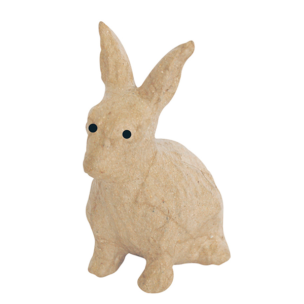 SA145O DECOPATCH RABBIT SITTING PAPIER-MÂCHÉ - SA145O - Image 1