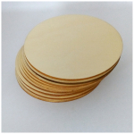 NEWART WOODEN CIRCLES 9.5/9.5/0.3 MM. - AS-WB56