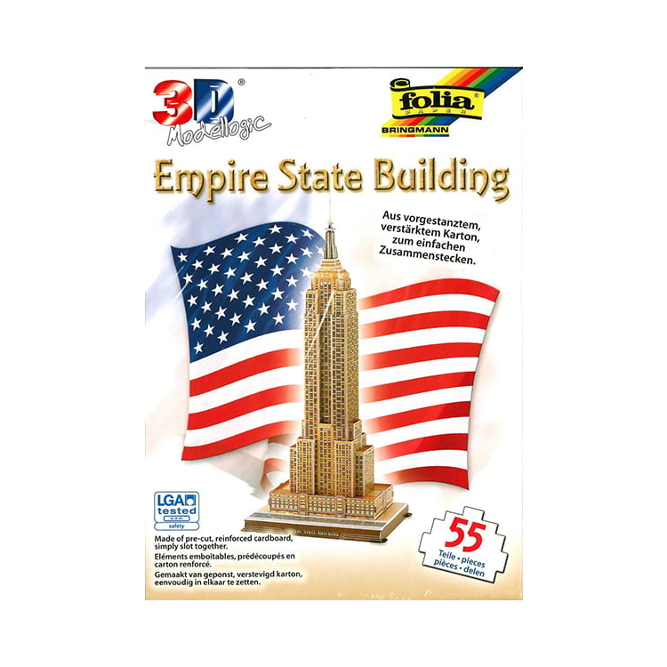 foto sait_0001_340040 FOLIA 3 D PUZZLE EMPIRE STATE BUILDING - Image 1