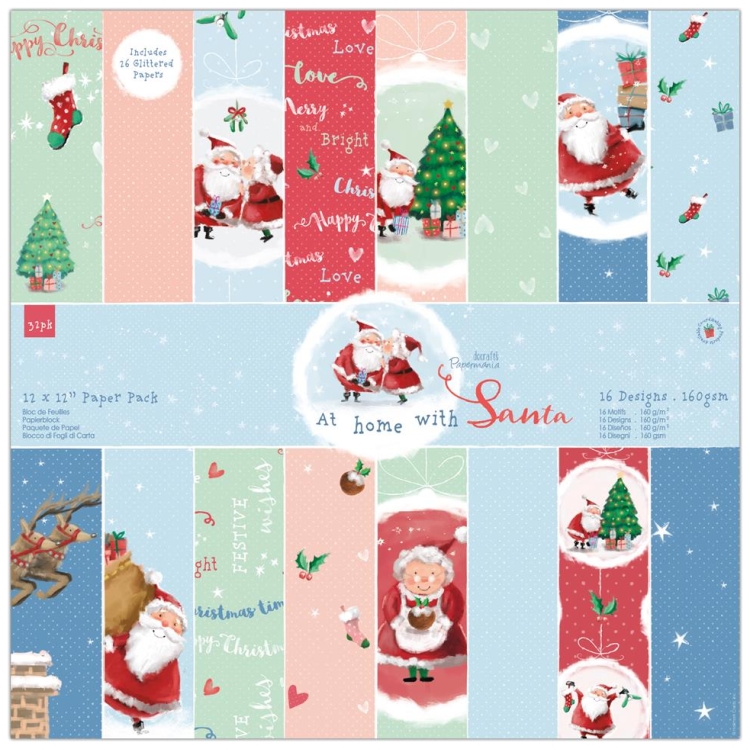 pma 160961 DOCRAFTS DESIGNER PAPER 30.5/30.5 CM ASSORTED-PMA160961 - Image 1