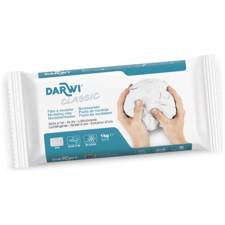 DARWI WHITE CLAY 1/2 KG - Image 1