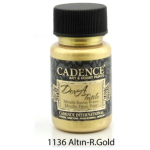 CADENCE TEXTILE DYE METALLIC DORA 50 ML. - RICH GOLD 1136