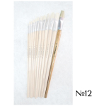 STANDART BRUSH BRUSH FLAT WITH LONG HANDLE No12
