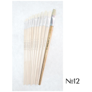 STANDART BRUSH BRUSH FLAT WITH LONG HANDLE No12