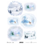 ITD COLLECTION DECOUPAGE RICE PAPER A4 - R1484