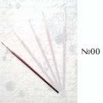 PAINTING SABLE BRUSH ROUND WITH FINE TIP No00