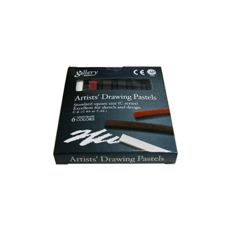 MUNGYO CHALK EARTH COLOR SET 6 COLORS - Image 1