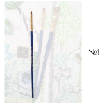 HERMITAGE BRUSH SYNTHETIC BEVELED No1