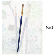 HERMITAGE BRUSH SYNTHETIC BEVEL No3