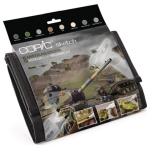 COPIC SKETCH SET - 8 CAMOUFLAGE COLOURS + BLENDER