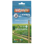 LYRA GRADUATE COLORED PENCILS SET 12 COLORS