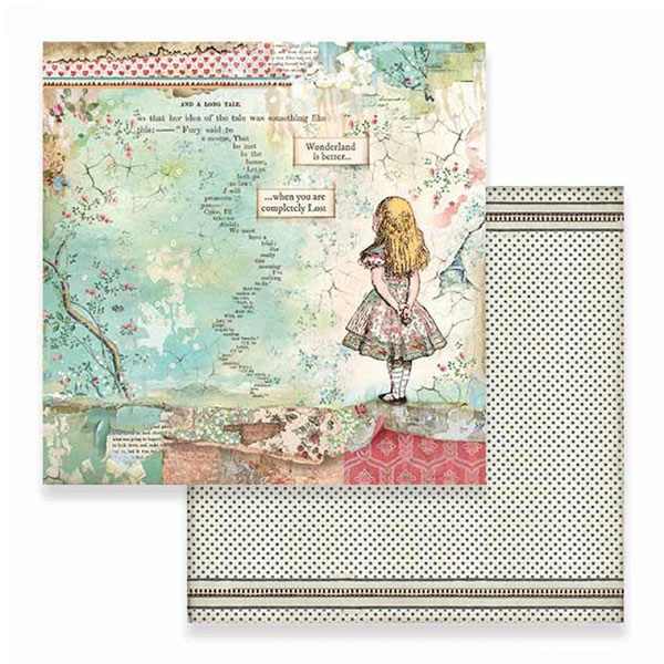 582001 STAMPERIA DESIGNER CARDBOARD 30.5/30.5 CM - SBB582 - Image 1