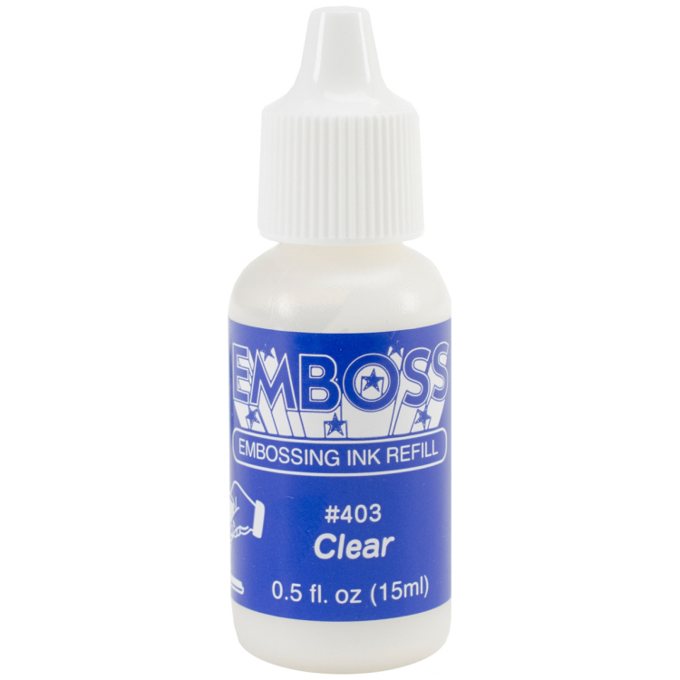 712353444034 EMBOSS INK CLEAR - WARM EMBOS INK TRANSPARENT - Image 1