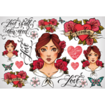 STAMPERIA DECOUPAGE RICE PAPER 48/33 - DFS272