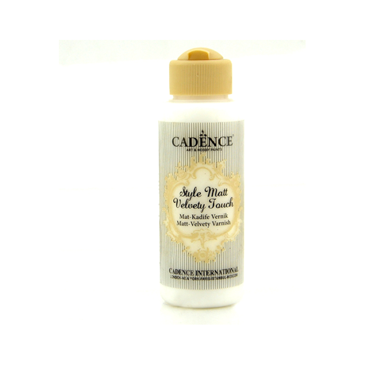 CADENCE FINAL VARNISH WITH VELVET EFFECT 120 ML. -CHECKMATE - Image 1