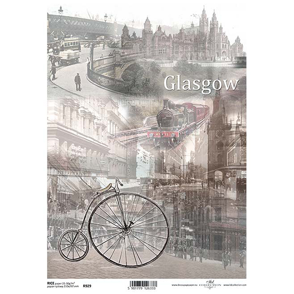 929 ITD COLLECTION DECOUPAGE RICE PAPER A4 - R0929 - Image 1