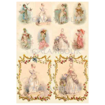 CALAMBOUR DECOUPAGE PAPER 48/33 CM - DGR 256