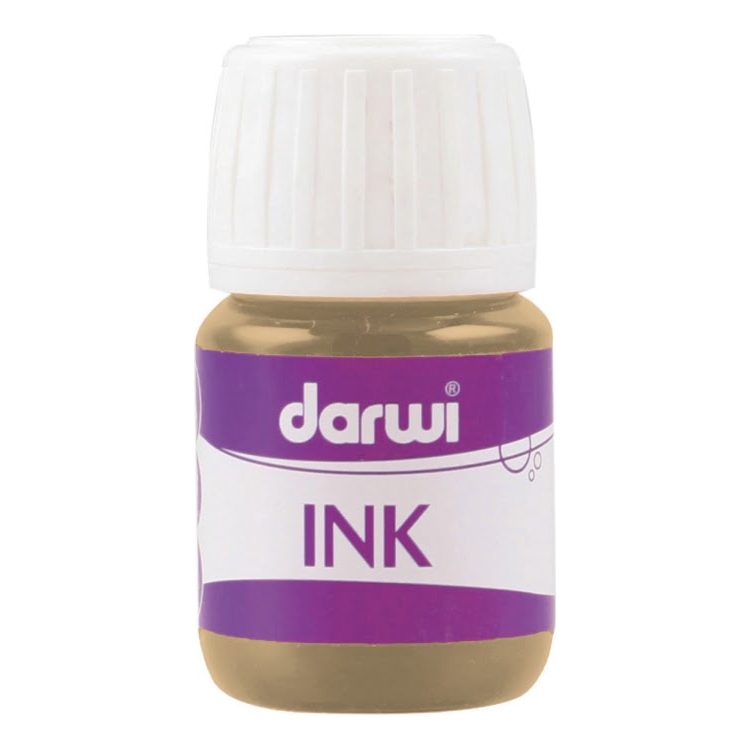 DARWI PERMANENT INK 30 ML. - GOLDEN 050 - Image 2