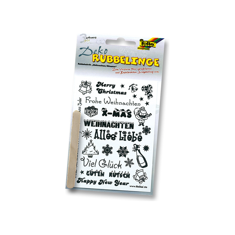 FOLIA DECORATION TEMPLATE 3 SHEETS 10.5/14 CHRISTMAS - Image 1
