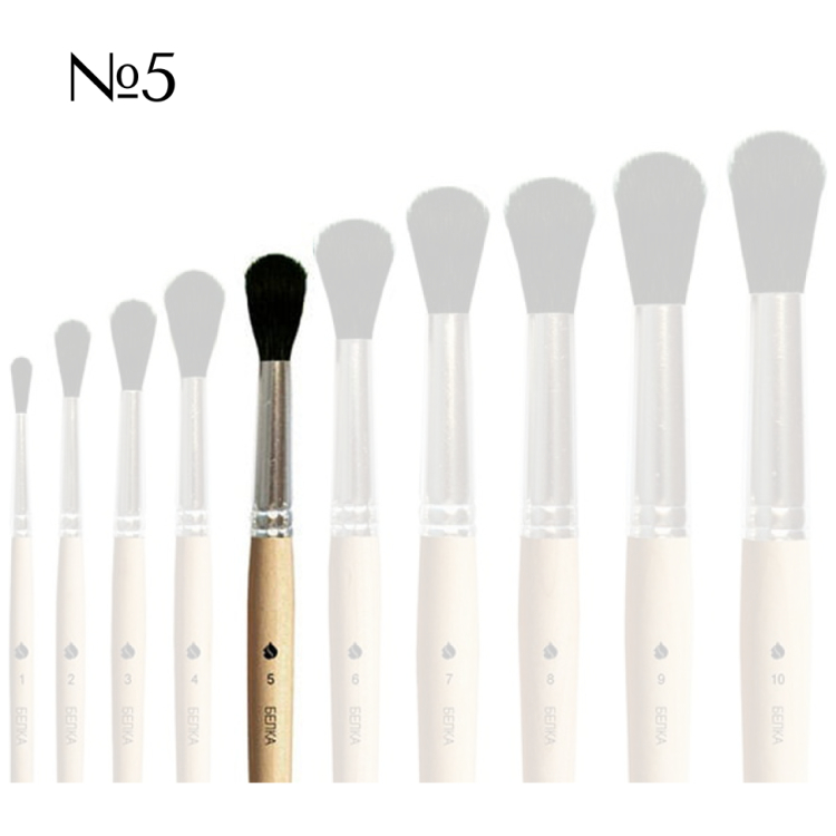 135320 SQUIRREL SQUIRREL BRUSH ROUND No5 - Image 1