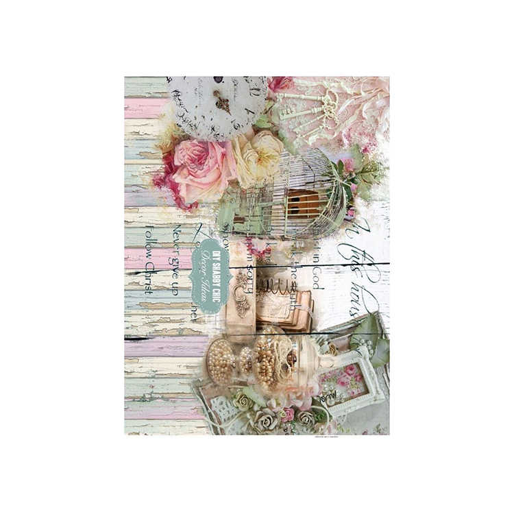 147334 CADENCE DECOUPAGE RICE PAPER A4 - 334 - Image 1