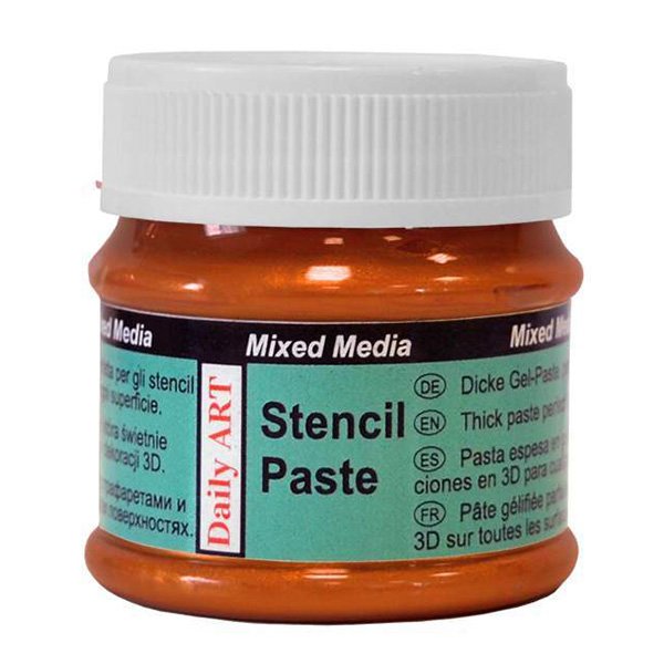 177364 DAILY ART STENCIL PASTE 50 ML - COPPER 17703640 - Image 1