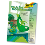 FOLIA 3D RUBBERIZED PAPER 20/29 CM 2 MM 10 L. - GREEN MIX