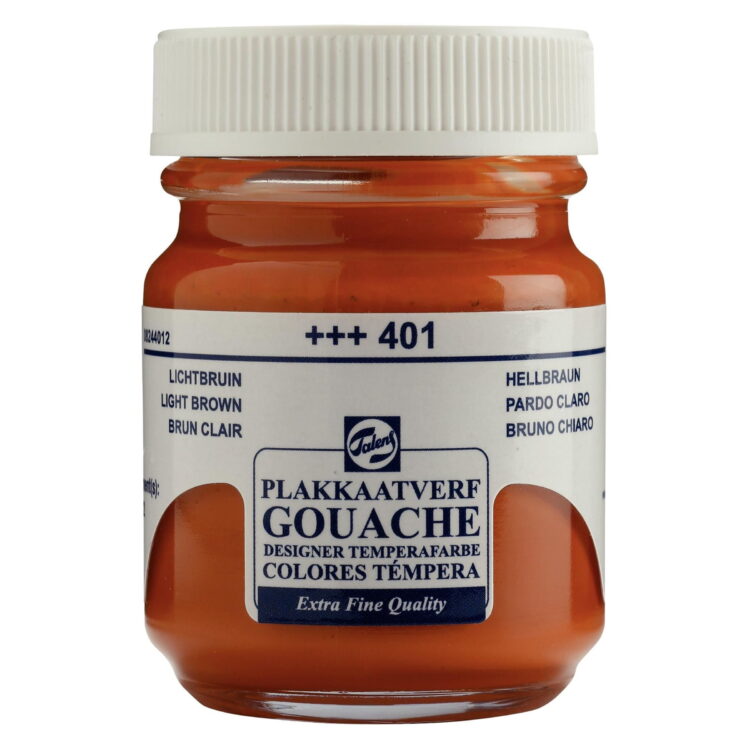 401 50 TALENS TEMPERA PAINT 50 ML.- LIGHT BROWN - Image 1