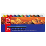 CARAN D'ACHE WAX CRAYONS NEOCOLOR I SET 30 COLORS