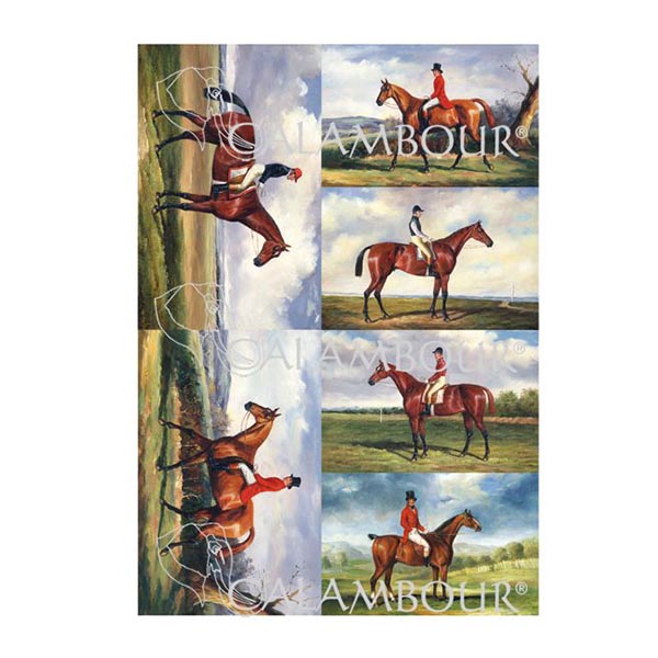 715051 CALAMBOUR DECOUPAGE PAPER 48/33 CM - RP 51 - Image 1