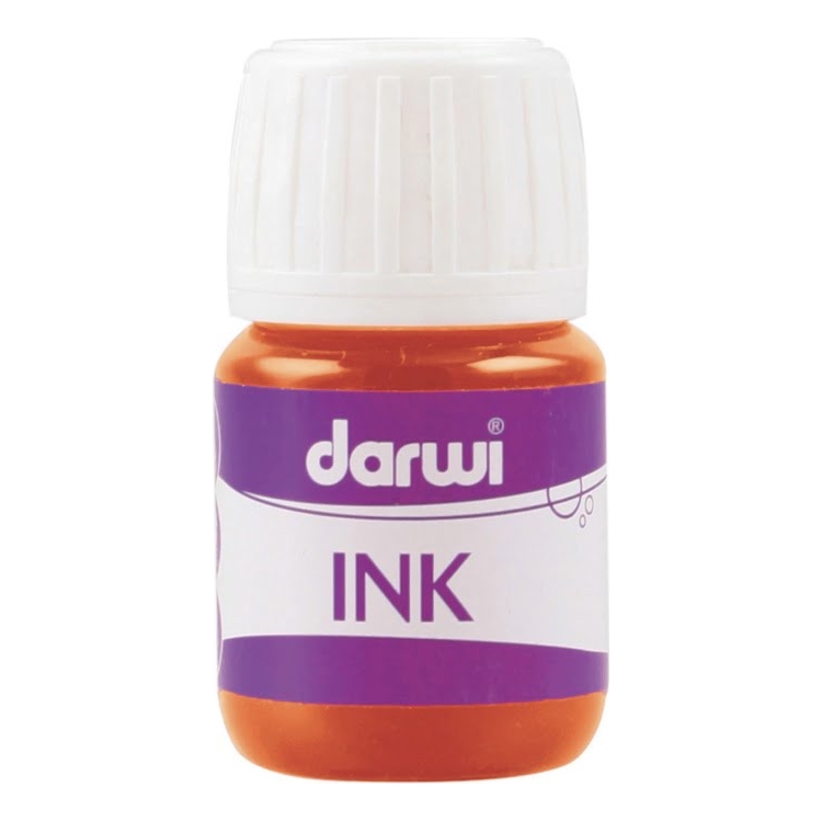 DARWI PERMANENT INK 30 ML. - ORANGE 752 - Image 1