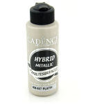 CADENCE ACRYLIC PAINT METALLIC HYBRID 120 ML. - PLATINUM 807