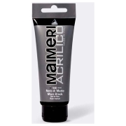 MAIMERI ACRYLIC PAINT ACRILICO 75 ML. - MARS BLACK