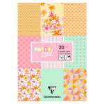 CLAIREFONTAINE BLOCK DESIGNER PAPER A5, 200 G 20 L. 5