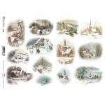ITD COLLECTION DECOUPAGE RICE PAPER A4 - R0994
