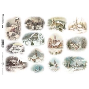 ITD COLLECTION DECOUPAGE RICE PAPER A4 - R0994