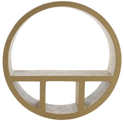 HD037O DECOPATCH ROUND SHELF 35CM OF PAPIER-MÂCHÉ - HD037O - Image 1