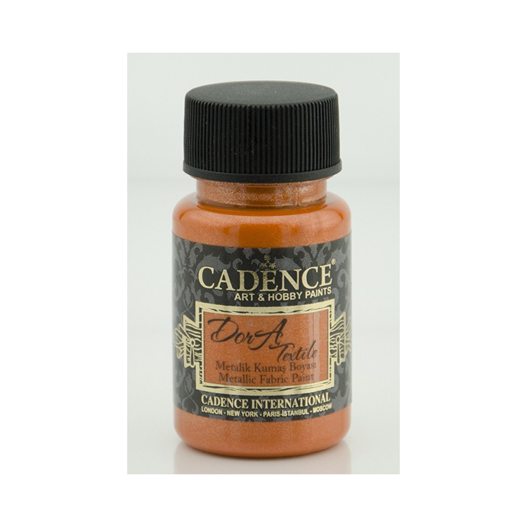 JPEG_0005_115600 CADENCE TEXTILE DYE METALLIC DORA 50 ML. - ORANGE 1156 - Image 1