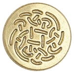 MANUSCRIPT DECORATIVE BRASS PRINTING COIN MSH727CEL