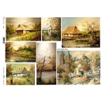 ITD COLLECTION DECOUPAGE RICE PAPER A3 - R0080L