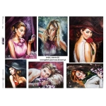 ITD COLLECTION DECOUPAGE RICE PAPER A3 - R0114L