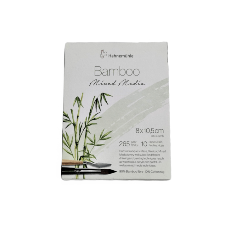 HAHNEMUHLE SKETCHBOOK BAMBOO MINI 265 GSM, 8/10.5 CM - Image 1