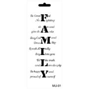 CADENCE UNIVERSAL TEMPLATE 10/25CM. - MU-01