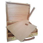 SONNET WOODEN BOX FOR BRUSHES AND PAINTS 32/24/7.2 CM.