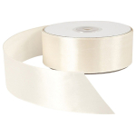CREATIV SATIN RIBBON PER METER 38 MM - CREAM - 51369