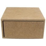 MDF BOX WITH DRAWER 16/16/8CM.04EK M