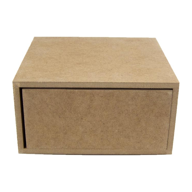 04EK MDF BOX WITH DRAWER 16/16/8CM.04EK M - Image 1