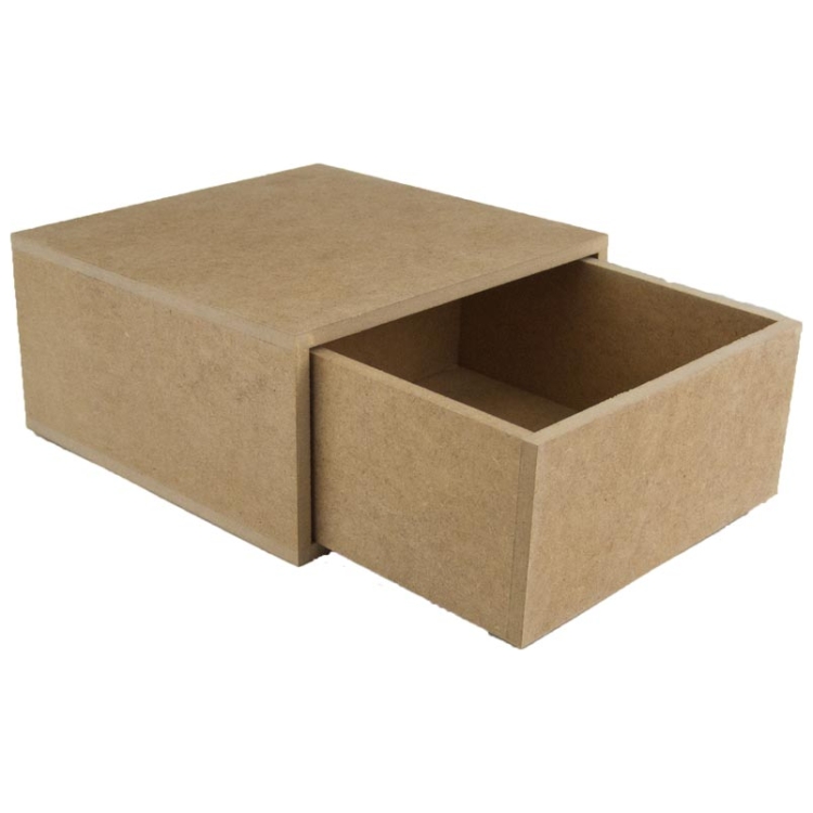 MDF BOX WITH DRAWER 16/16/8CM.04EK M - Image 2