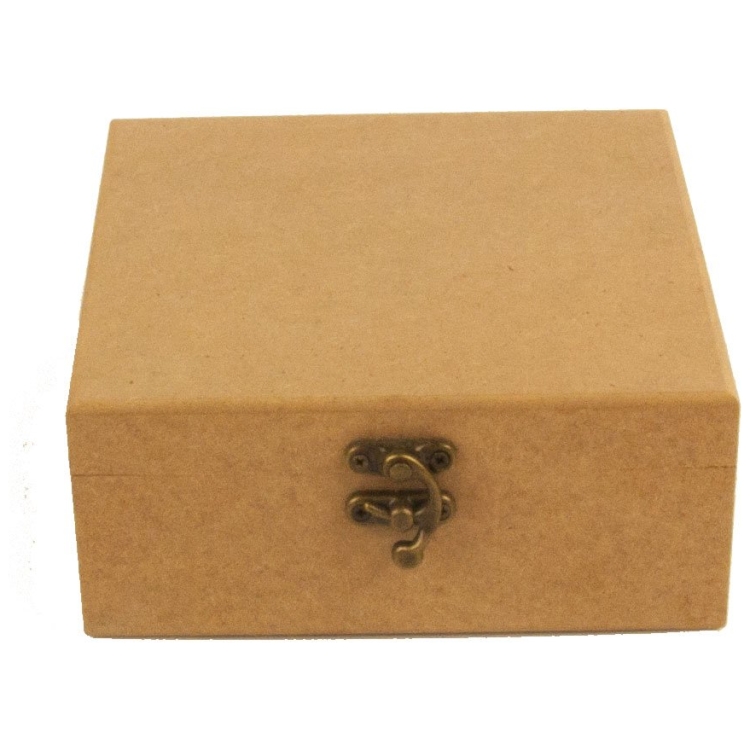MDF JEWELRY BOX 6 MM WITH CLASP 16/16/7CM.16167 - Image 1